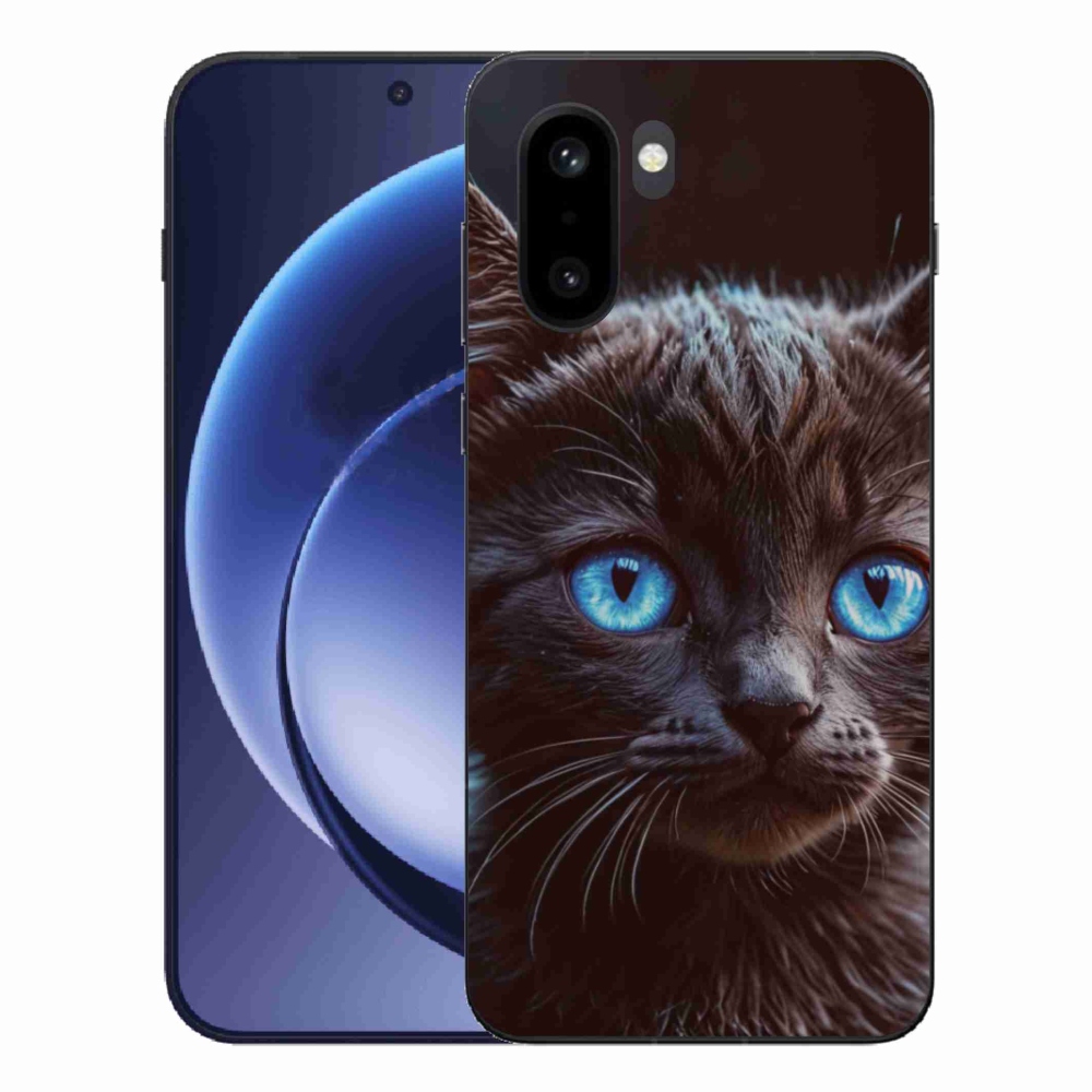 Gelový kryt mmCase na One Plus 15R - černé kotě 2