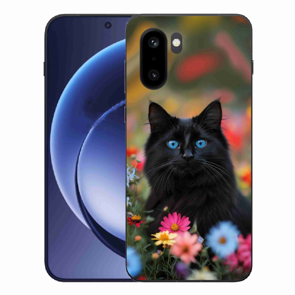 Gelový kryt mmCase na One Plus 15R - černé kotě 4
