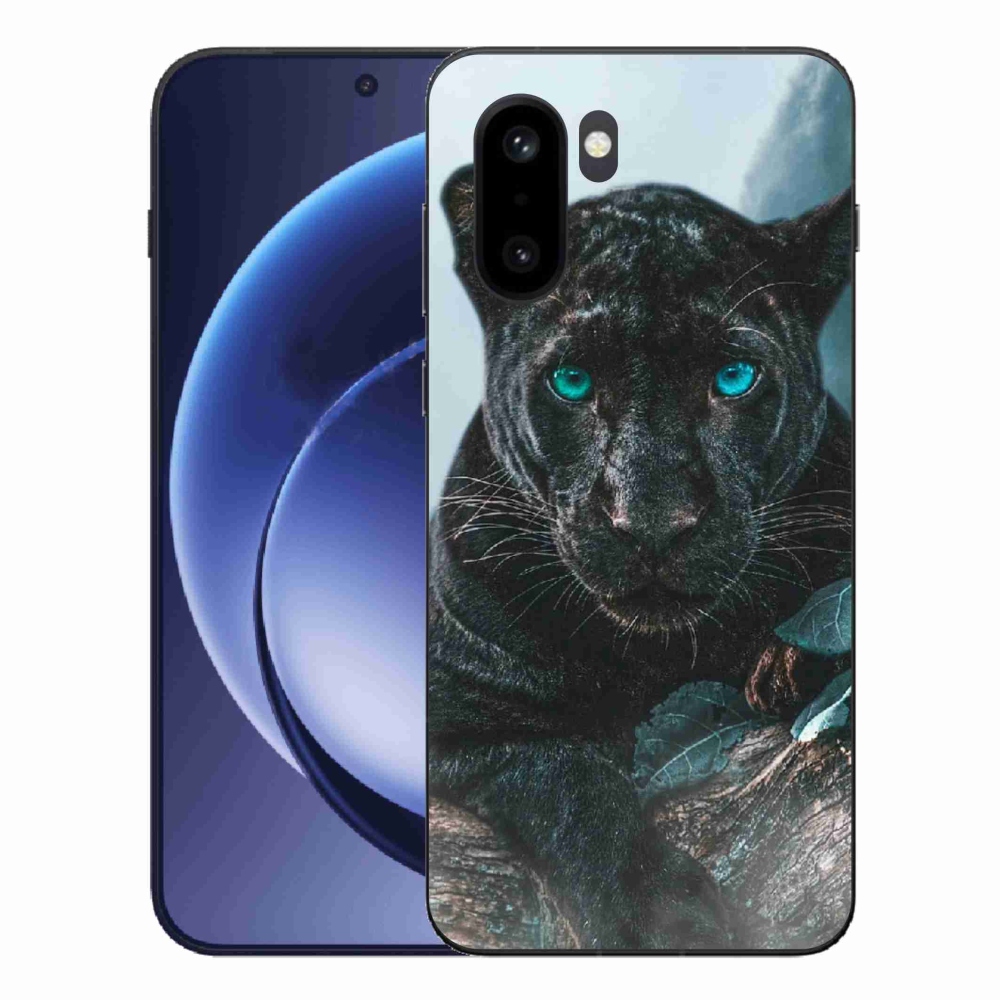Gelový kryt mmCase na One Plus 15R - černý panter