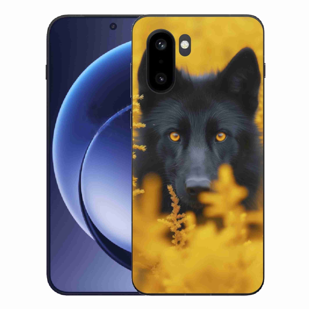 Gelový kryt mmCase na One Plus 15R - černý vlk 2