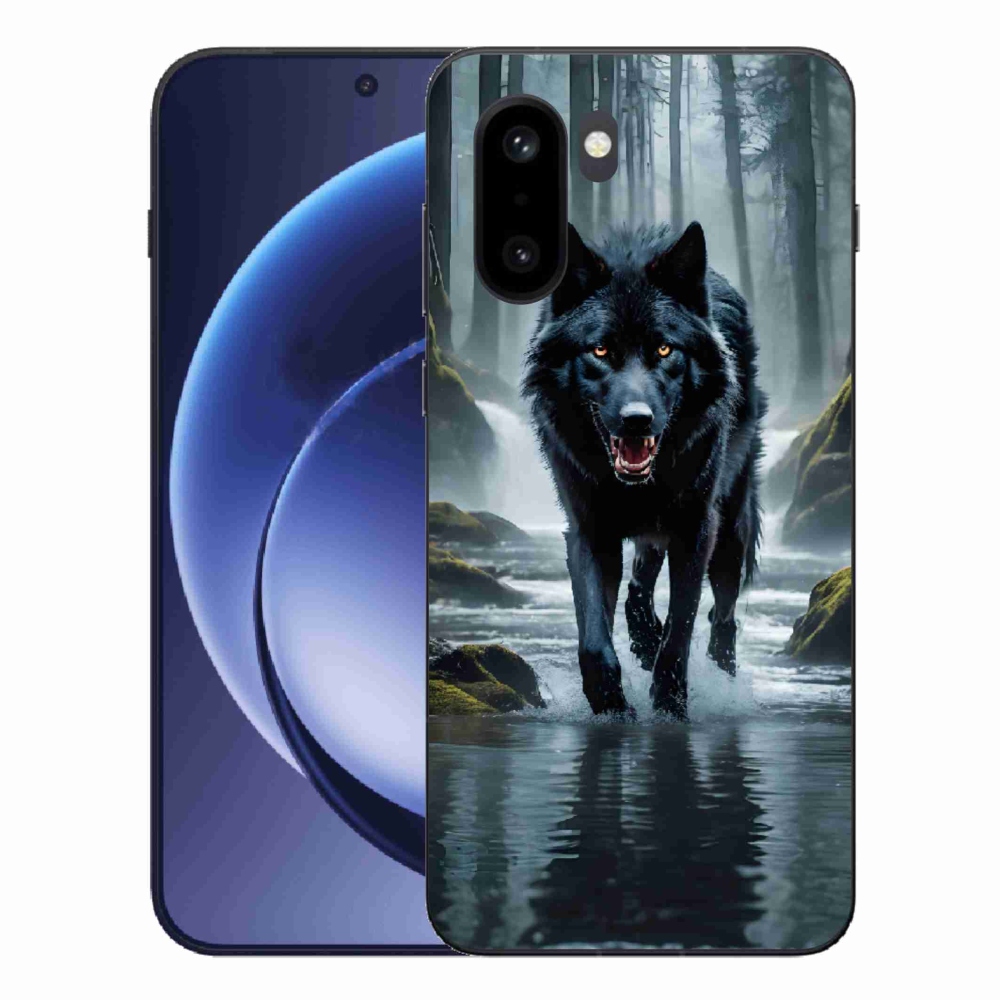 Gelový kryt mmCase na One Plus 15R - černý vlk