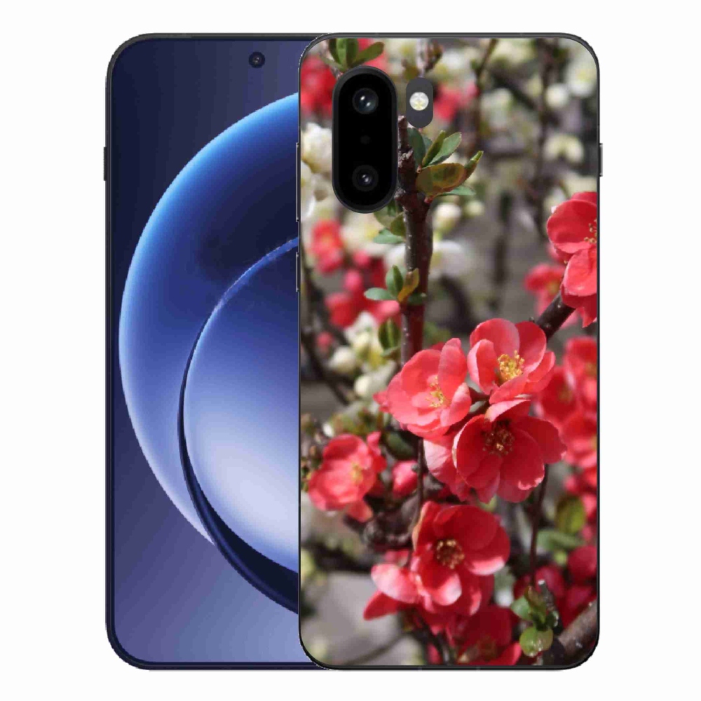 Gelový kryt mmCase na One Plus 15R - červené květy