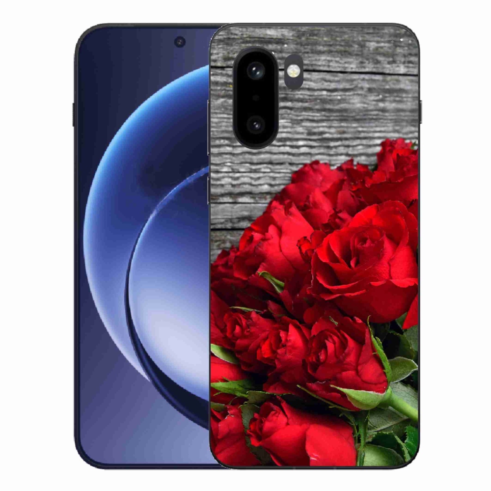 Gelový kryt mmCase na One Plus 15R - červené růže