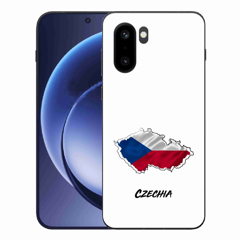 Gelový kryt mmCase na One Plus 15R - Czechia bílé pozadí