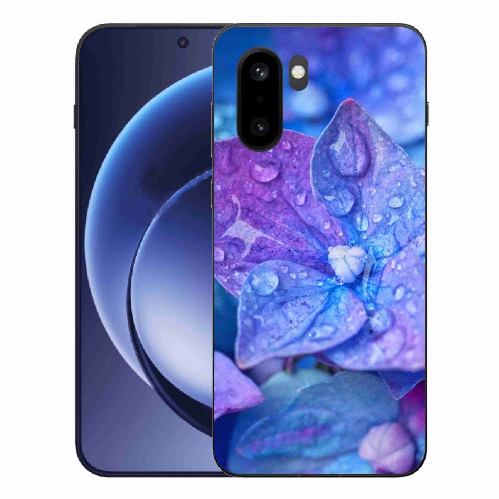 Gelový kryt mmCase na One Plus 15R - fialový květ