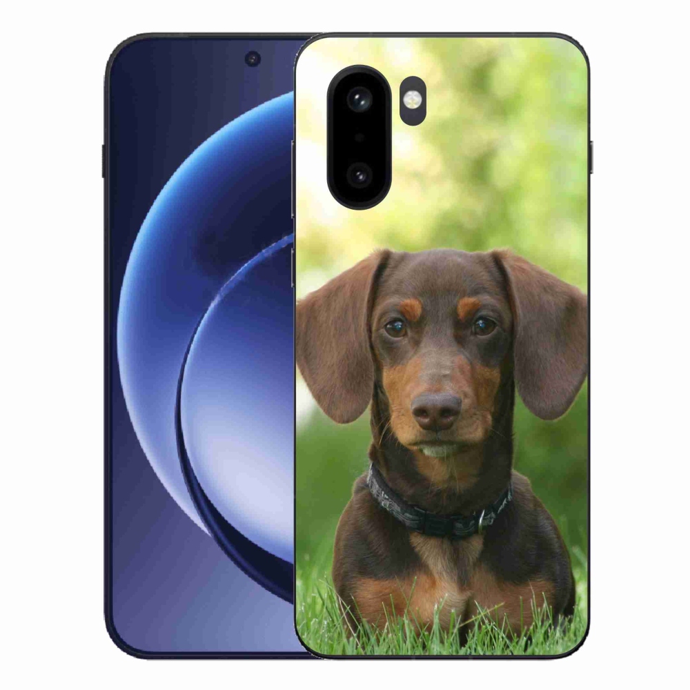 Gelový kryt mmCase na One Plus 15R - hnědý jezevčík