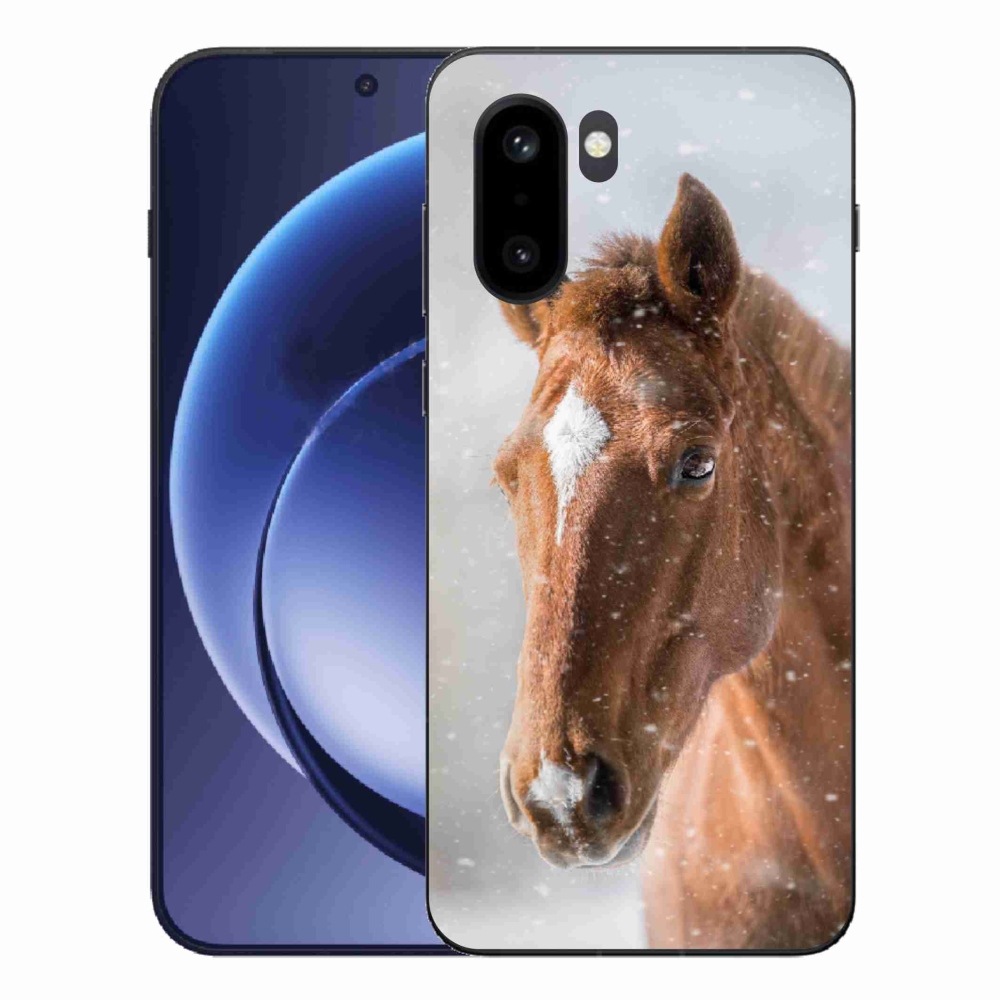 Gelový kryt mmCase na One Plus 15R - hnědý kůň 2