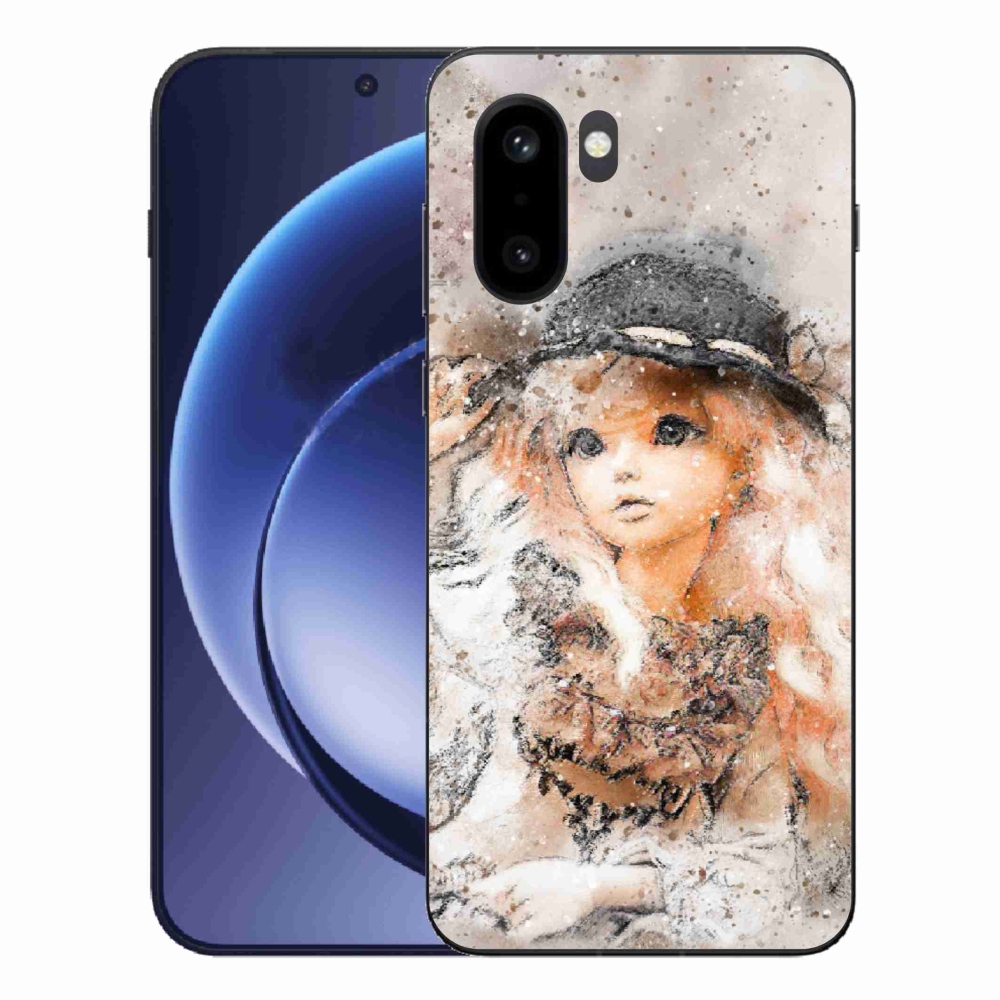 Gelový kryt mmCase na One Plus 15R - holčička s kloboukem