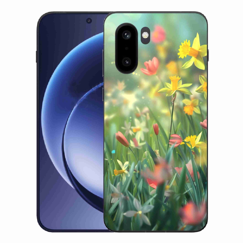 Gelový kryt mmCase na One Plus 15R - jarní květy