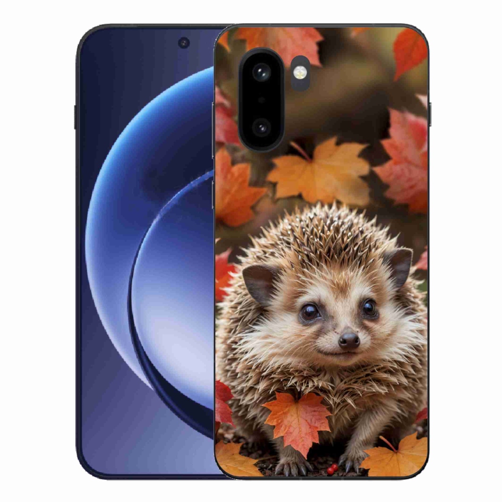 Gelový kryt mmCase na One Plus 15R - ježek v listí