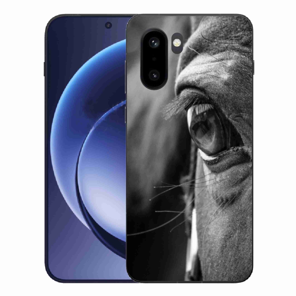 Gelový kryt mmCase na One Plus 15R - koňský pohled