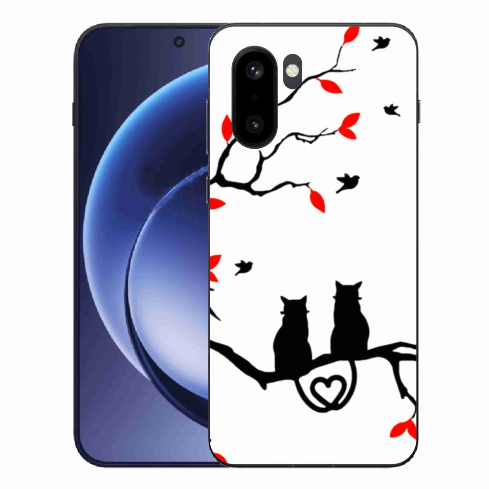 Gelový kryt mmCase na One Plus 15R - kočičí láska