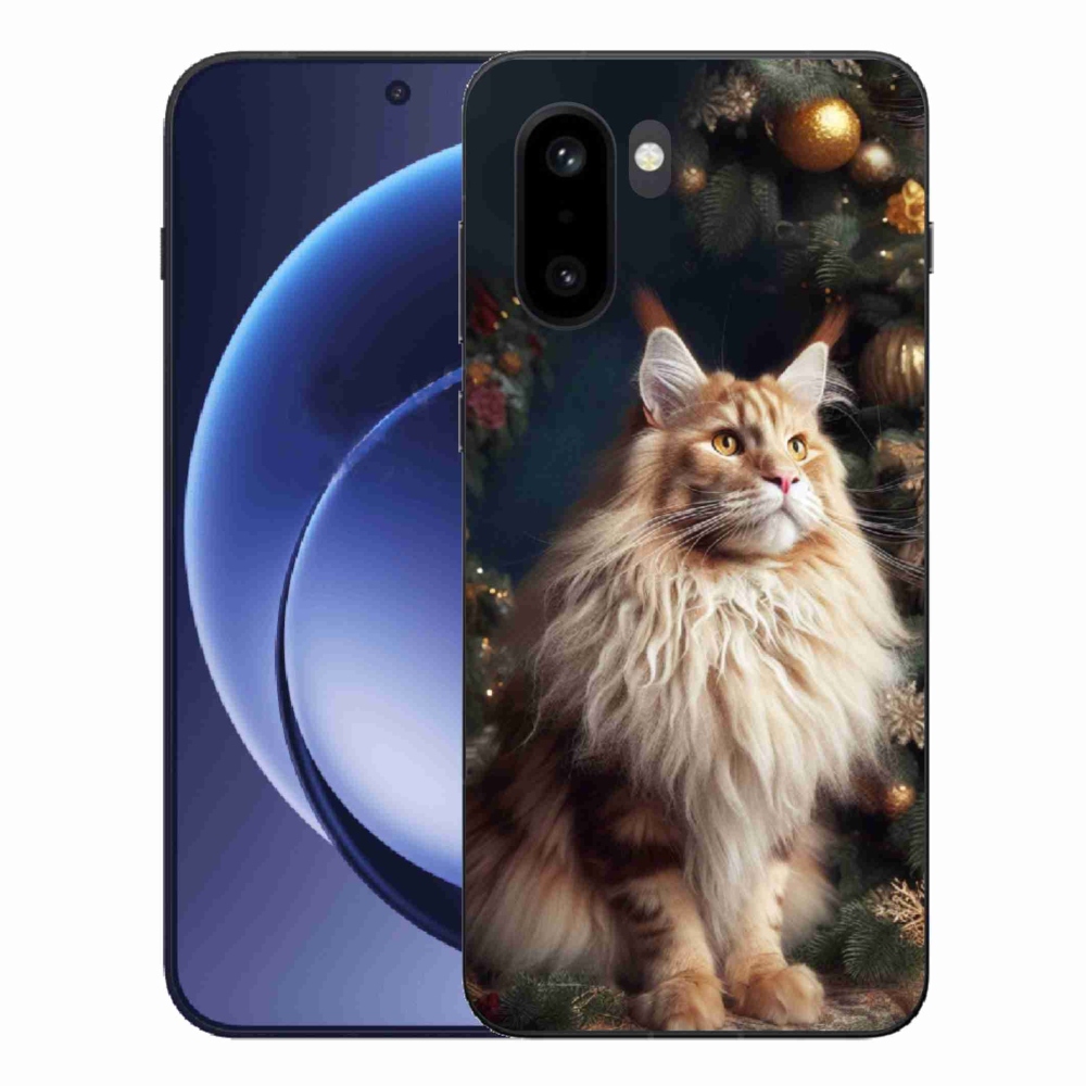 Gelový kryt mmCase na One Plus 15R - kočka u stromku