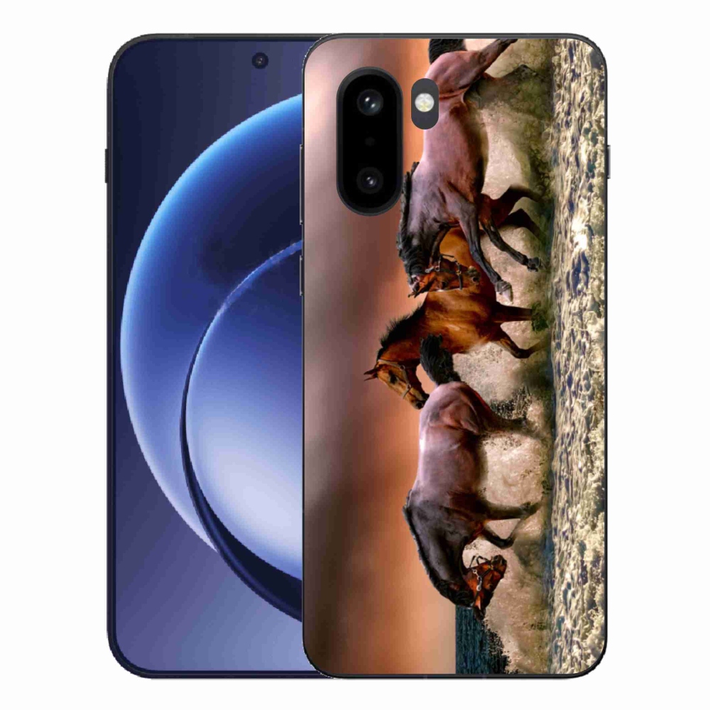 Gelový kryt mmCase na One Plus 15R - koně 1