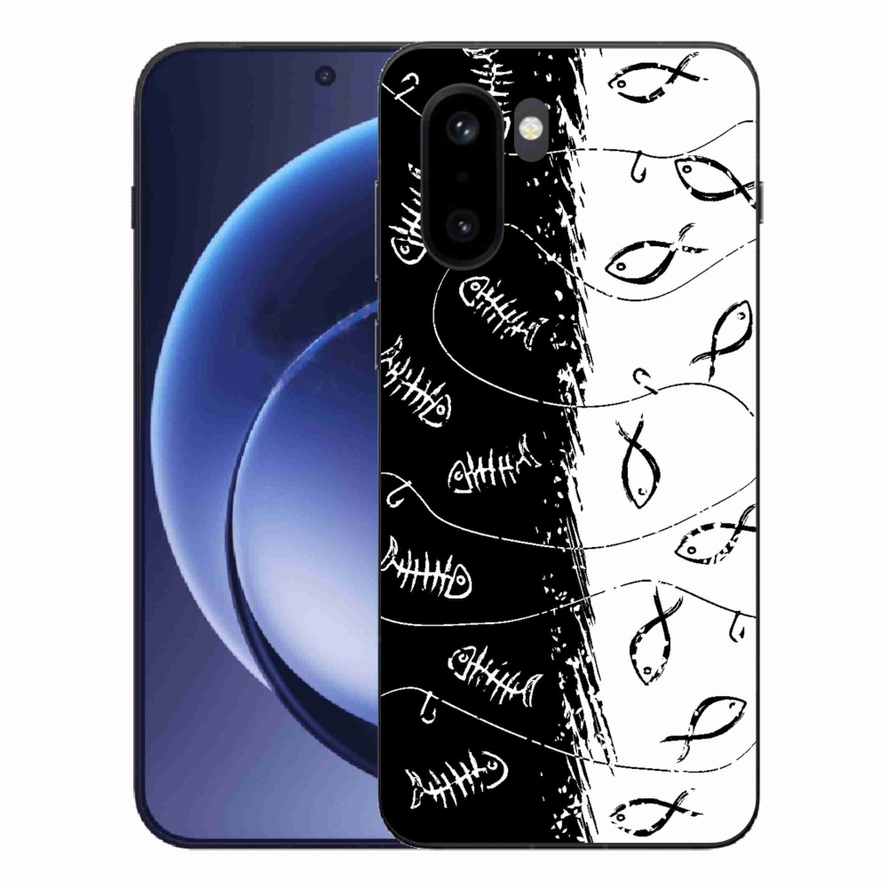 Gelový kryt mmCase na One Plus 15R - kostry a rybky