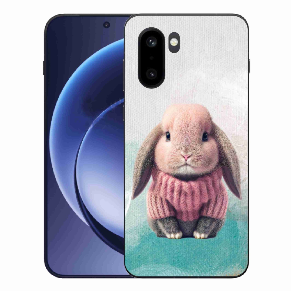 Gelový kryt mmCase na One Plus 15R - králíček ve svetru