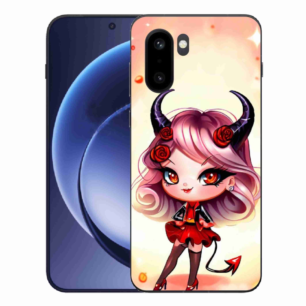 Gelový kryt mmCase na One Plus 15R - kreslená čertice