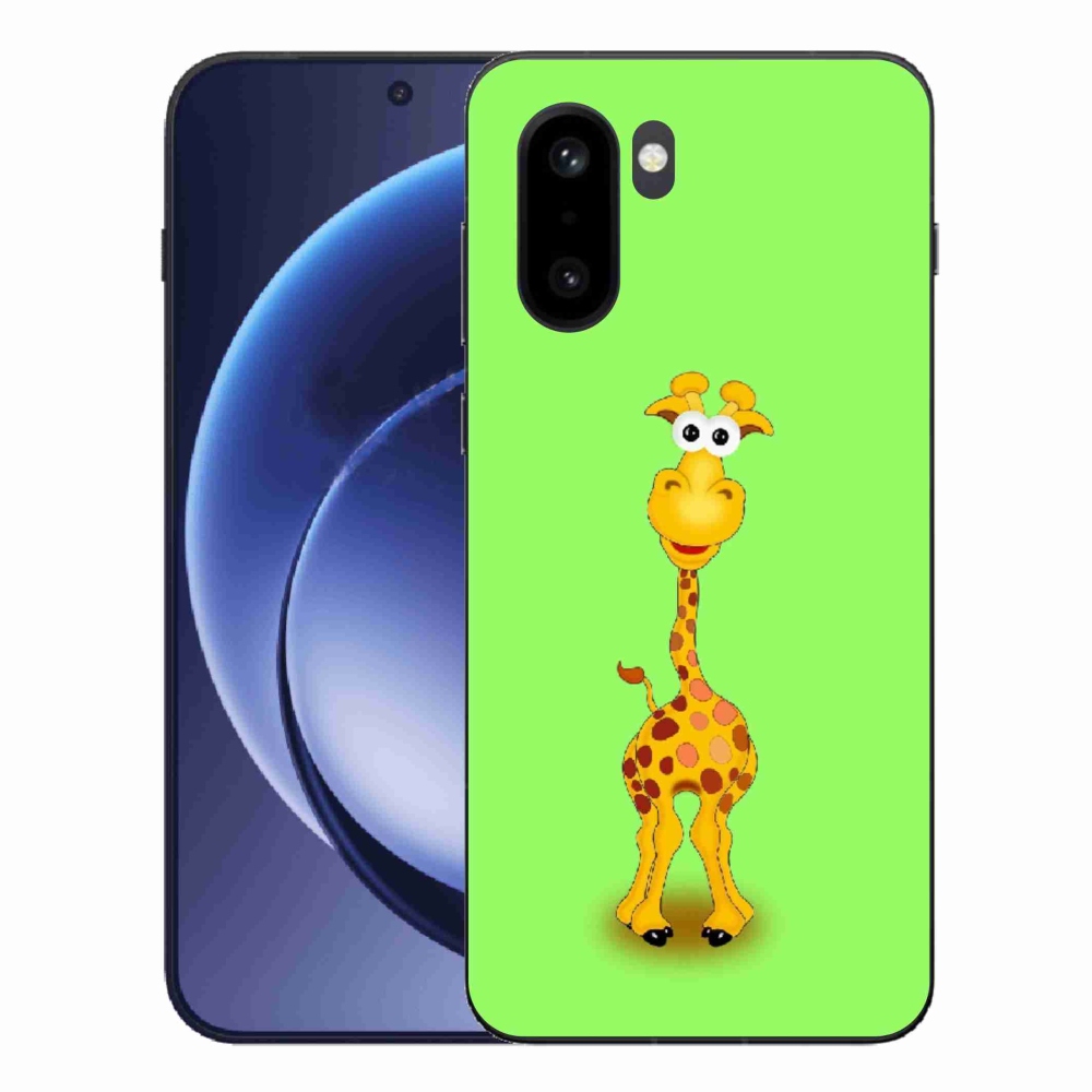 Gelový kryt mmCase na One Plus 15R - kreslená žirafa