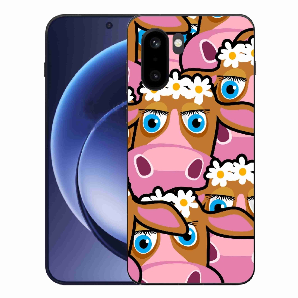 Gelový kryt mmCase na One Plus 15R - kreslené kravičky