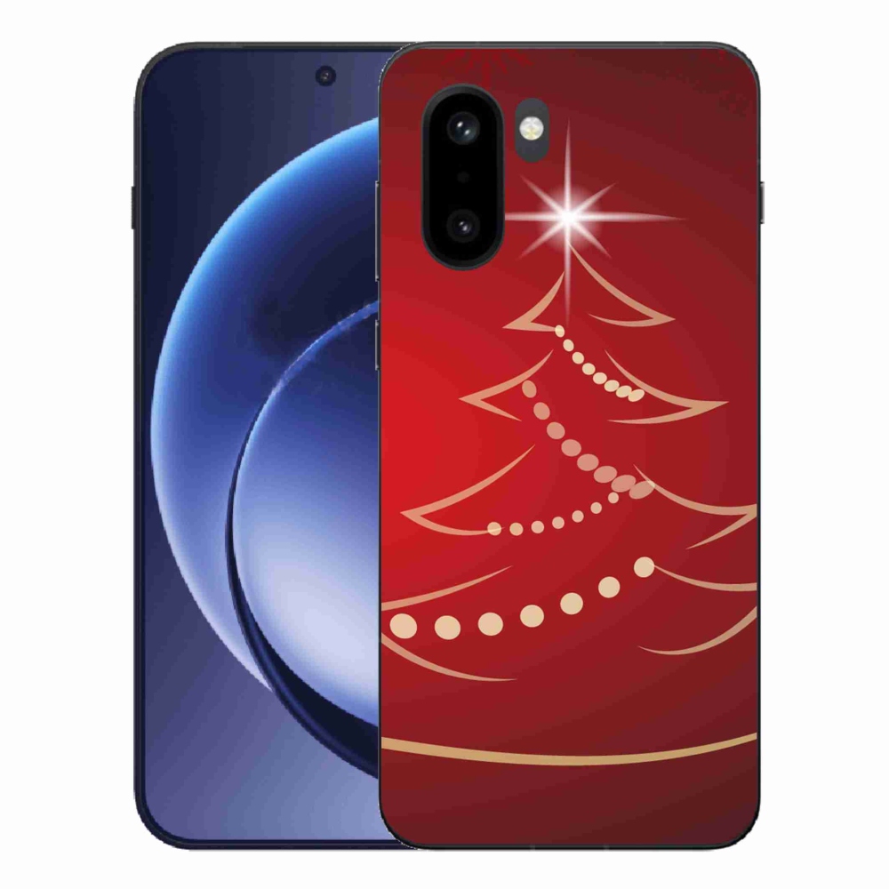 Gelový kryt mmCase na One Plus 15R - kreslený vánoční stromek