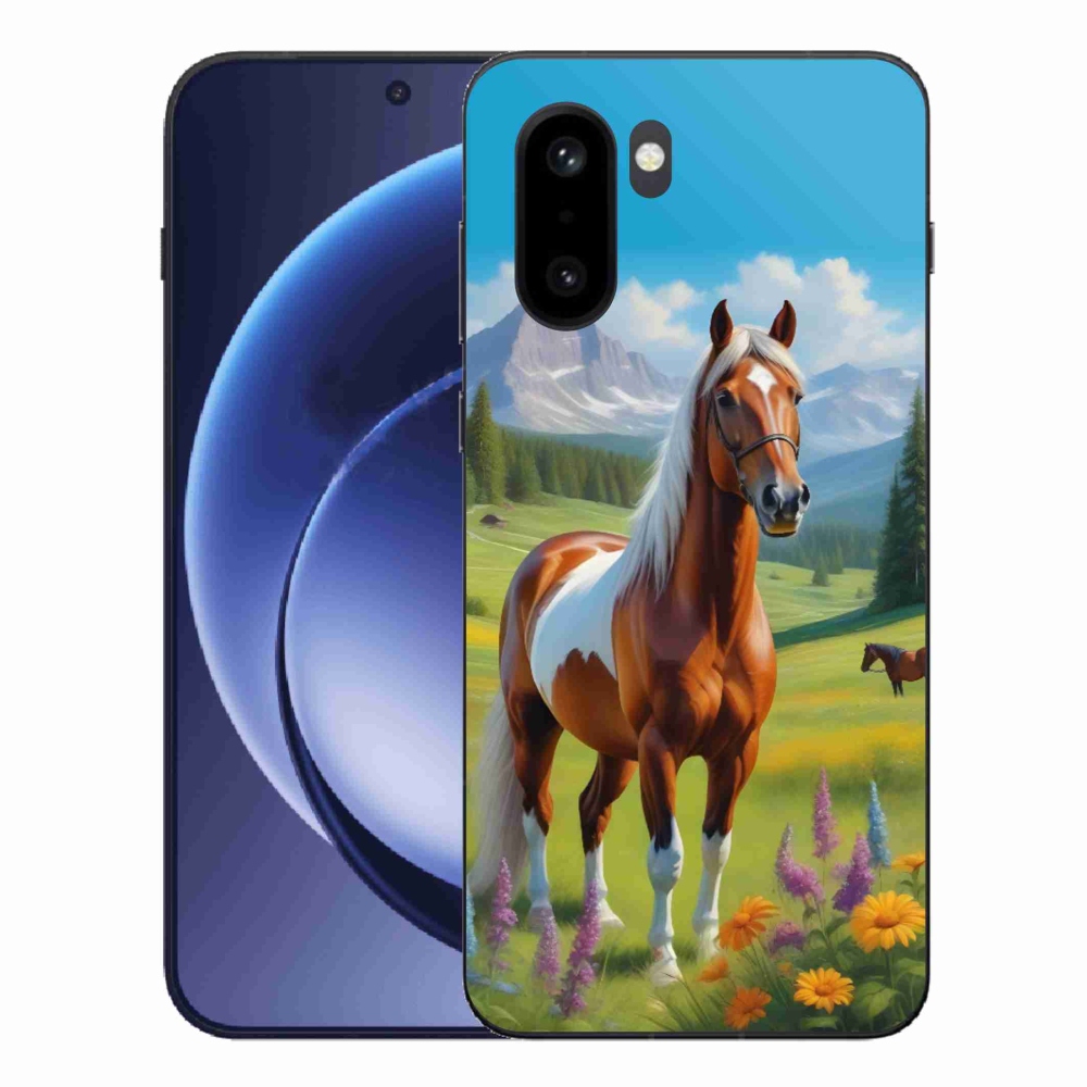 Gelový kryt mmCase na One Plus 15R - kůň na louce