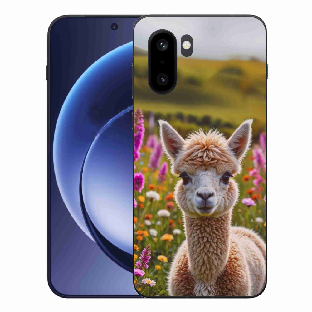 Gelový kryt mmCase na One Plus 15R - lama na louce
