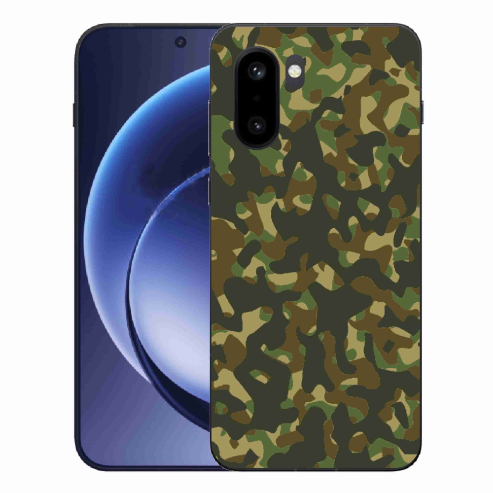 Gelový kryt mmCase na One Plus 15R - maskáčový vzor 1