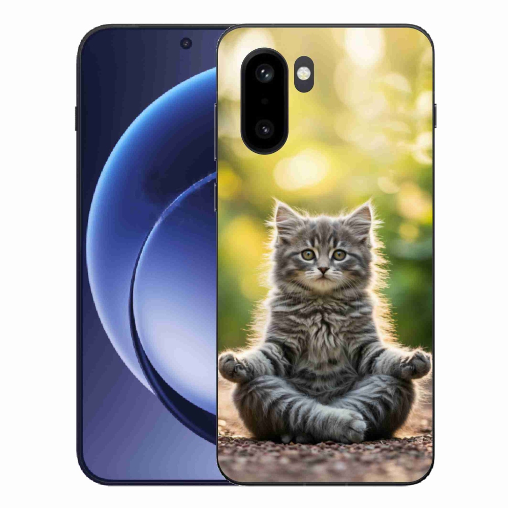 Gelový kryt mmCase na One Plus 15R - meditující kotě