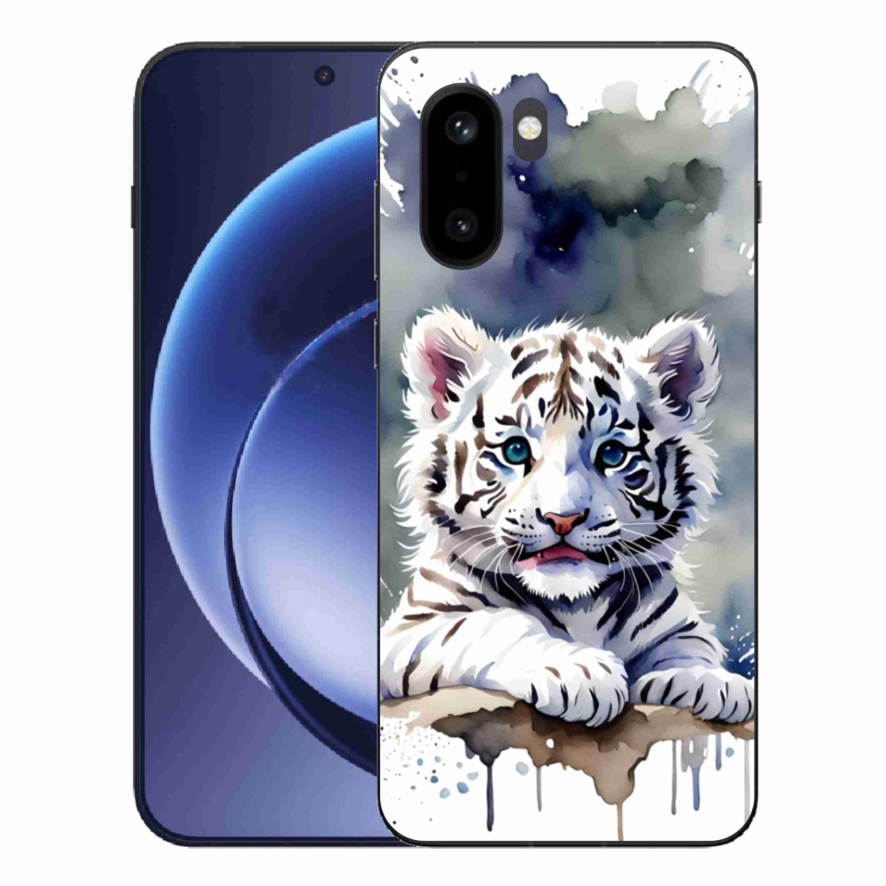 Gelový kryt mmCase na One Plus 15R - mládě bílého tygra