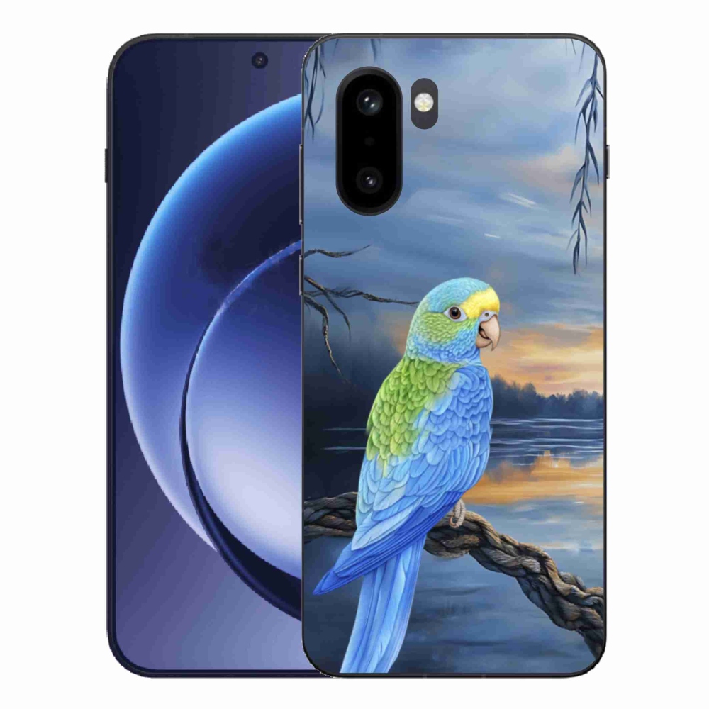 Gelový kryt mmCase na One Plus 15R - modrý papoušek