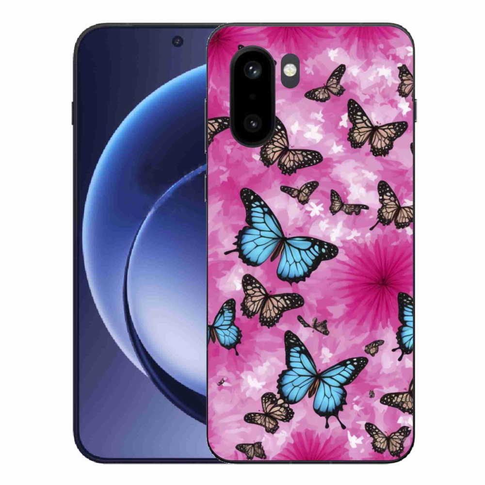 Gelový kryt mmCase na One Plus 15R - motýlí zahrada