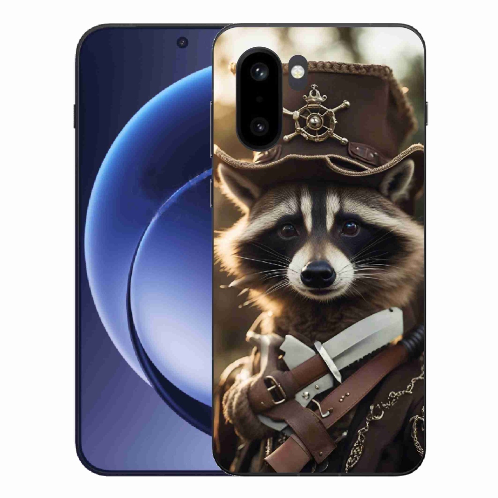 Gelový kryt mmCase na One Plus 15R - mýval v uniformě