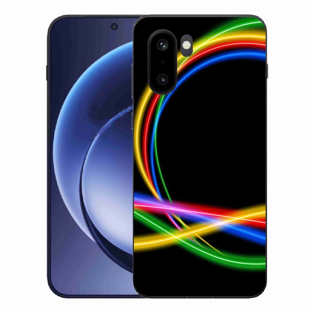 Gelový kryt mmCase na One Plus 15R - neonové kruhy