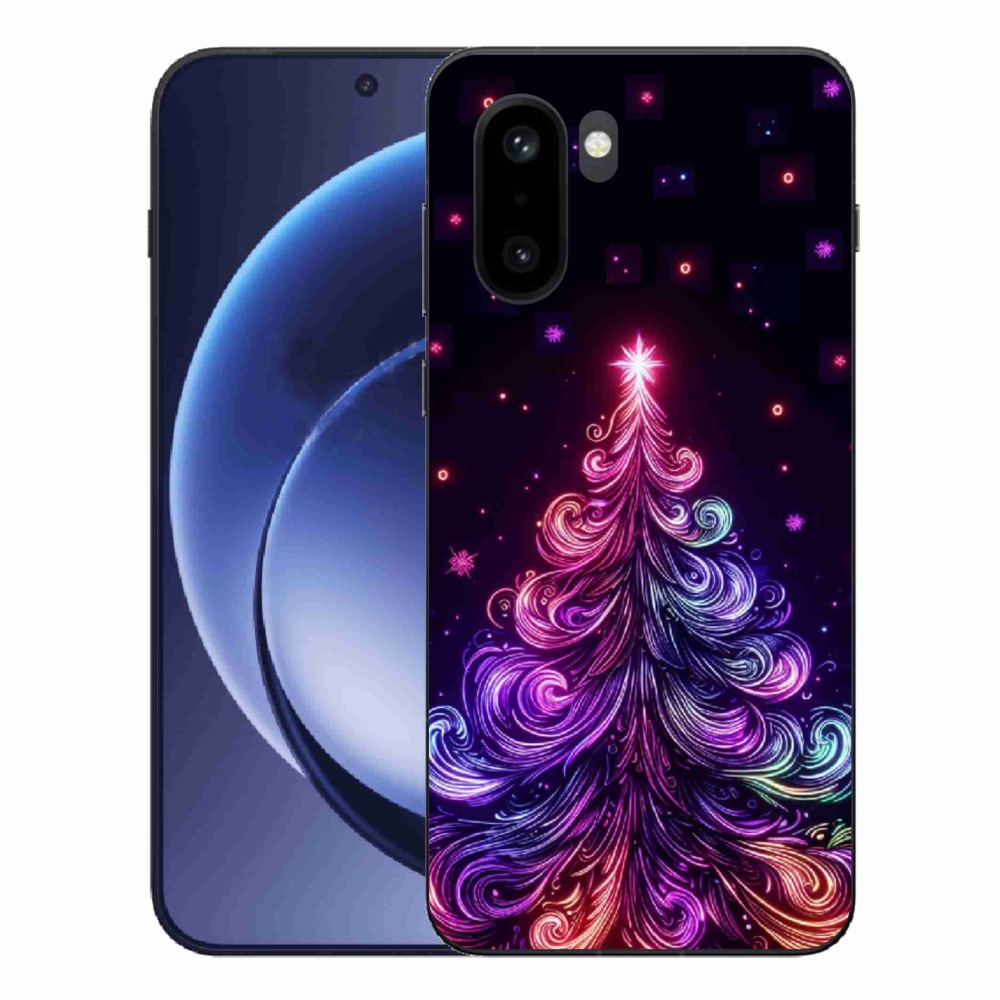Gelový kryt mmCase na One Plus 15R - neonový vánoční stromek 1