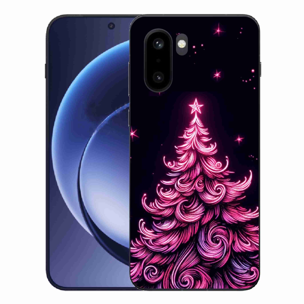 Gelový kryt mmCase na One Plus 15R - neonový vánoční stromek 2