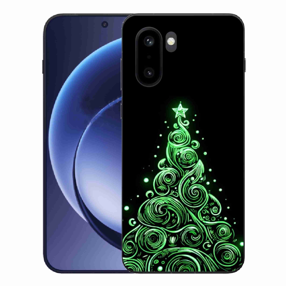 Gelový kryt mmCase na One Plus 15R - neonový vánoční stromek 3