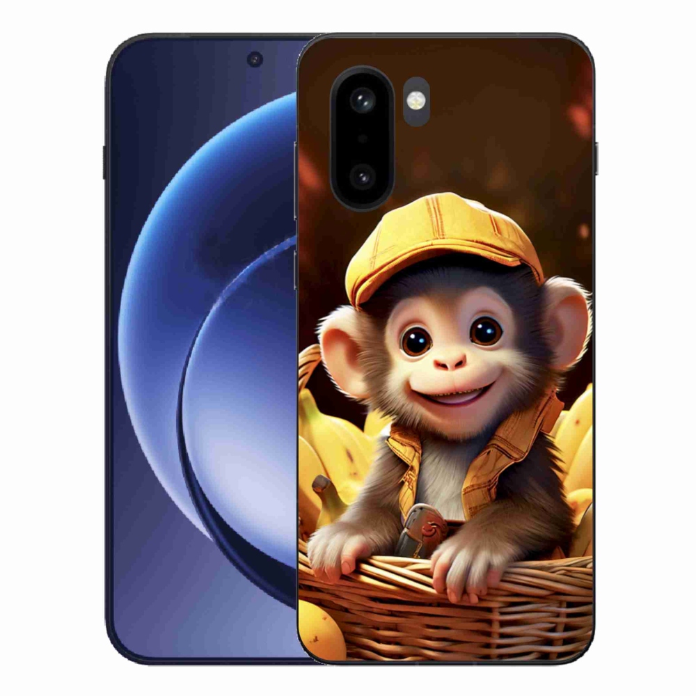 Gelový kryt mmCase na One Plus 15R - opice v košíku