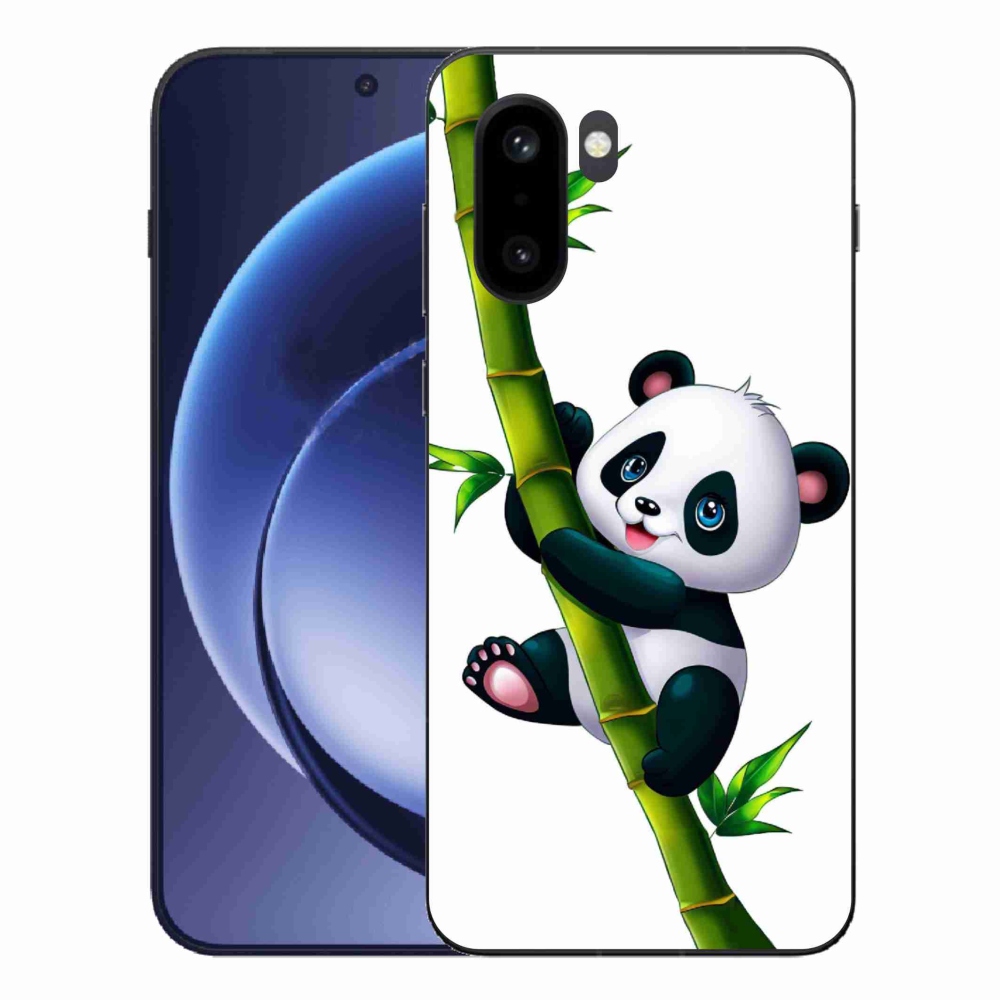 Gelový kryt mmCase na One Plus 15R - panda na bambusu
