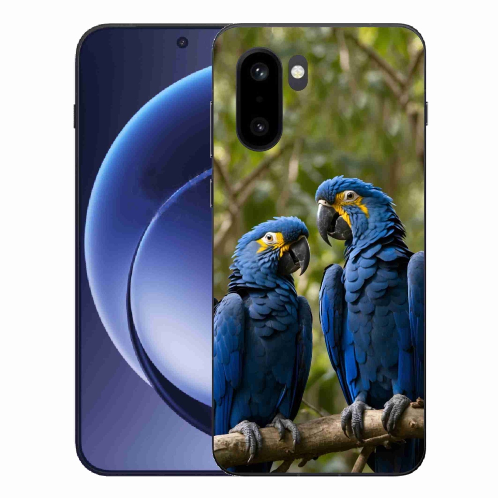 Gelový kryt mmCase na One Plus 15R - papouščí duo