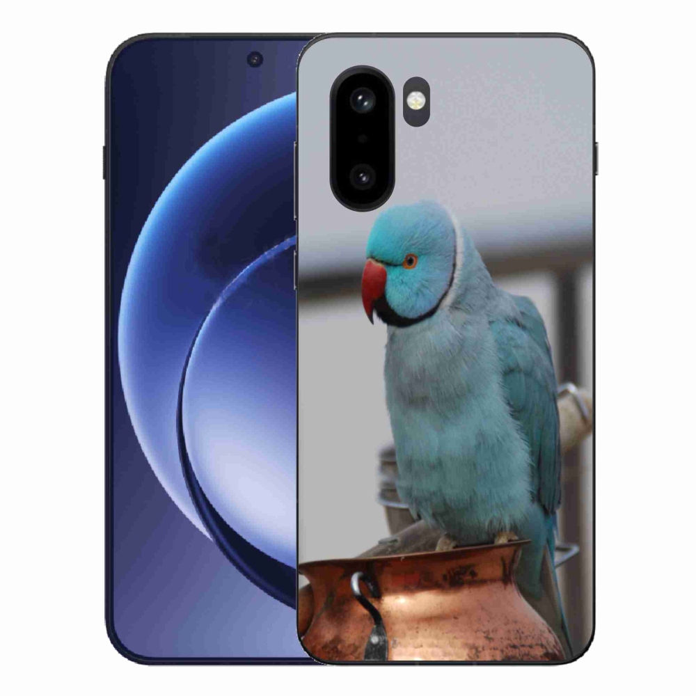Gelový kryt mmCase na One Plus 15R - papoušek alexandr modrý