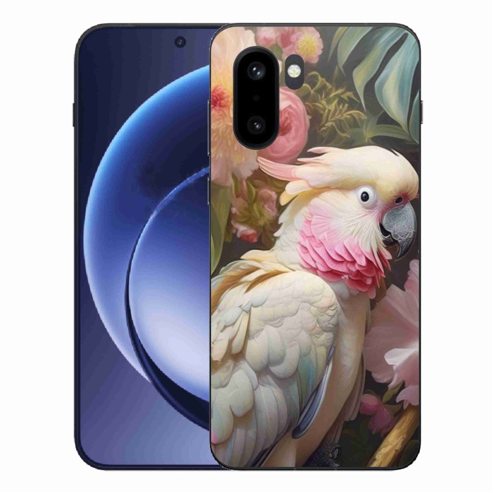 Gelový kryt mmCase na One Plus 15R - papoušek kakadu růžový 2