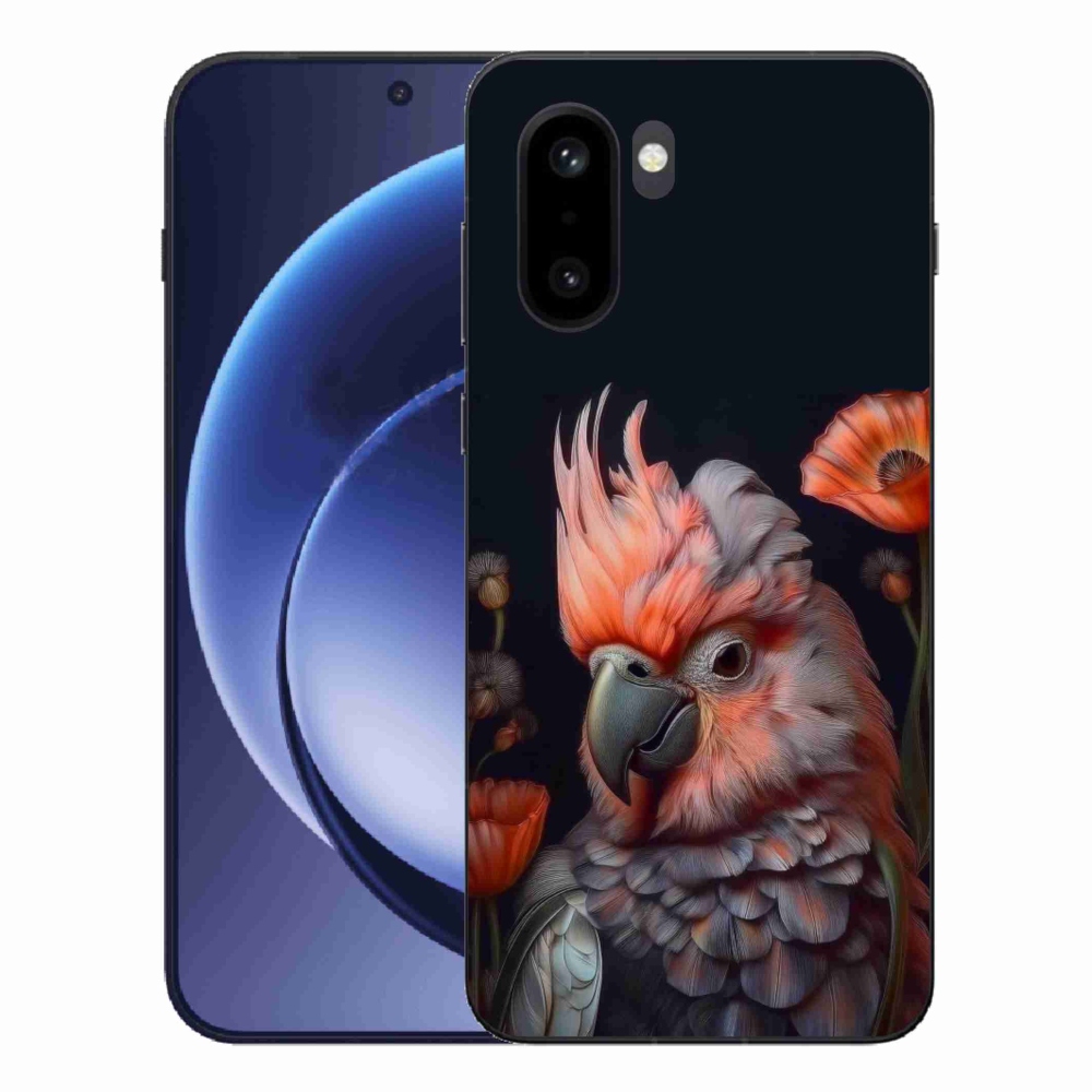 Gelový kryt mmCase na One Plus 15R - papoušek kakadu v barvách