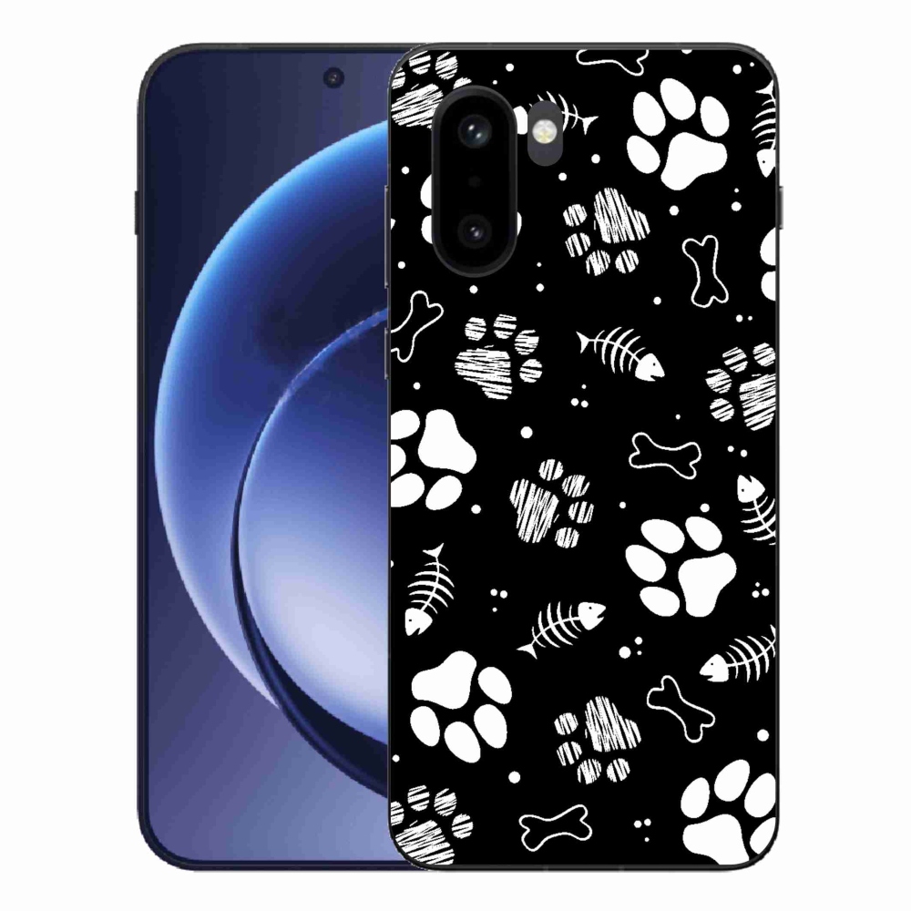 Gelový kryt mmCase na One Plus 15R - psí tlapky
