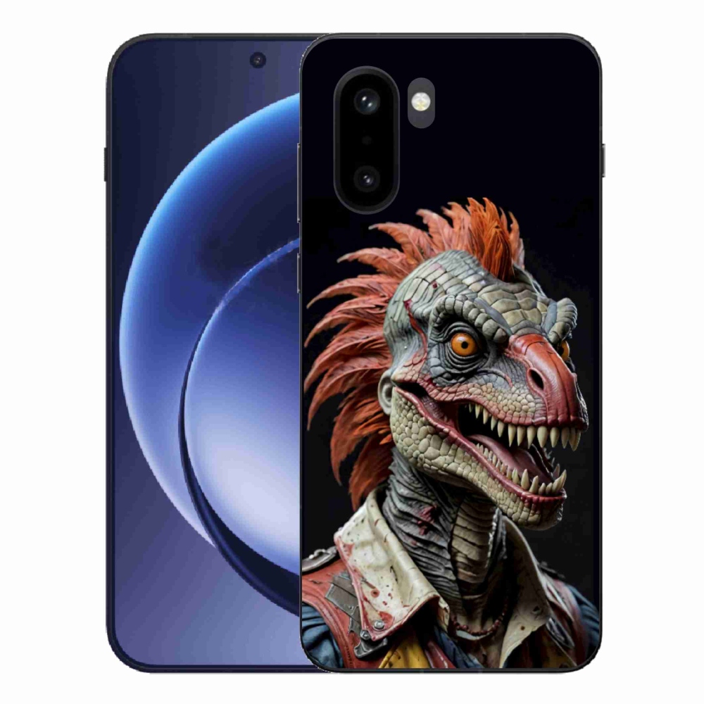 Gelový kryt mmCase na One Plus 15R - punk dinosaurus