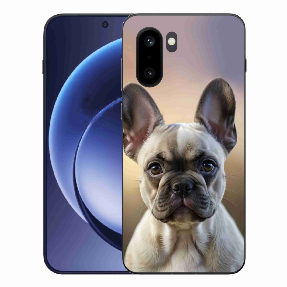 Gelový kryt mmCase na One Plus 15R - roztomilý francouzský buldoček