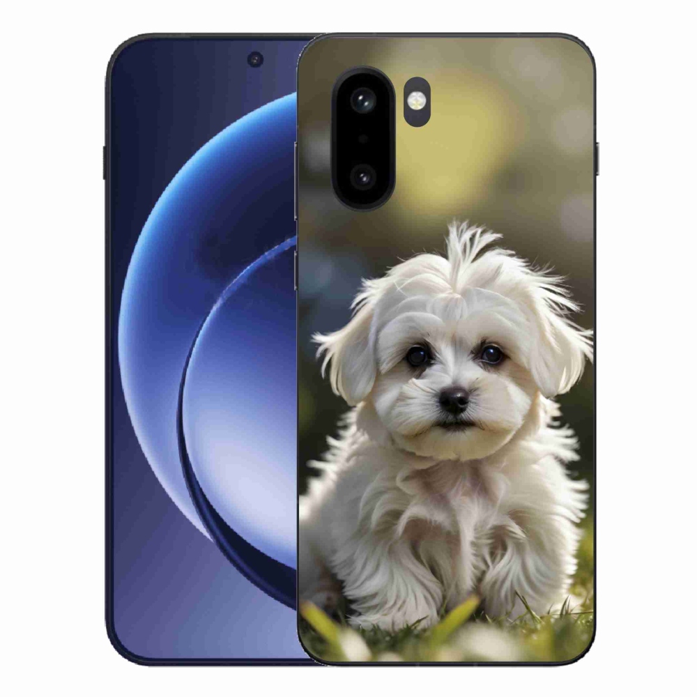Gelový kryt mmCase na One Plus 15R - roztomilý maltézský psík