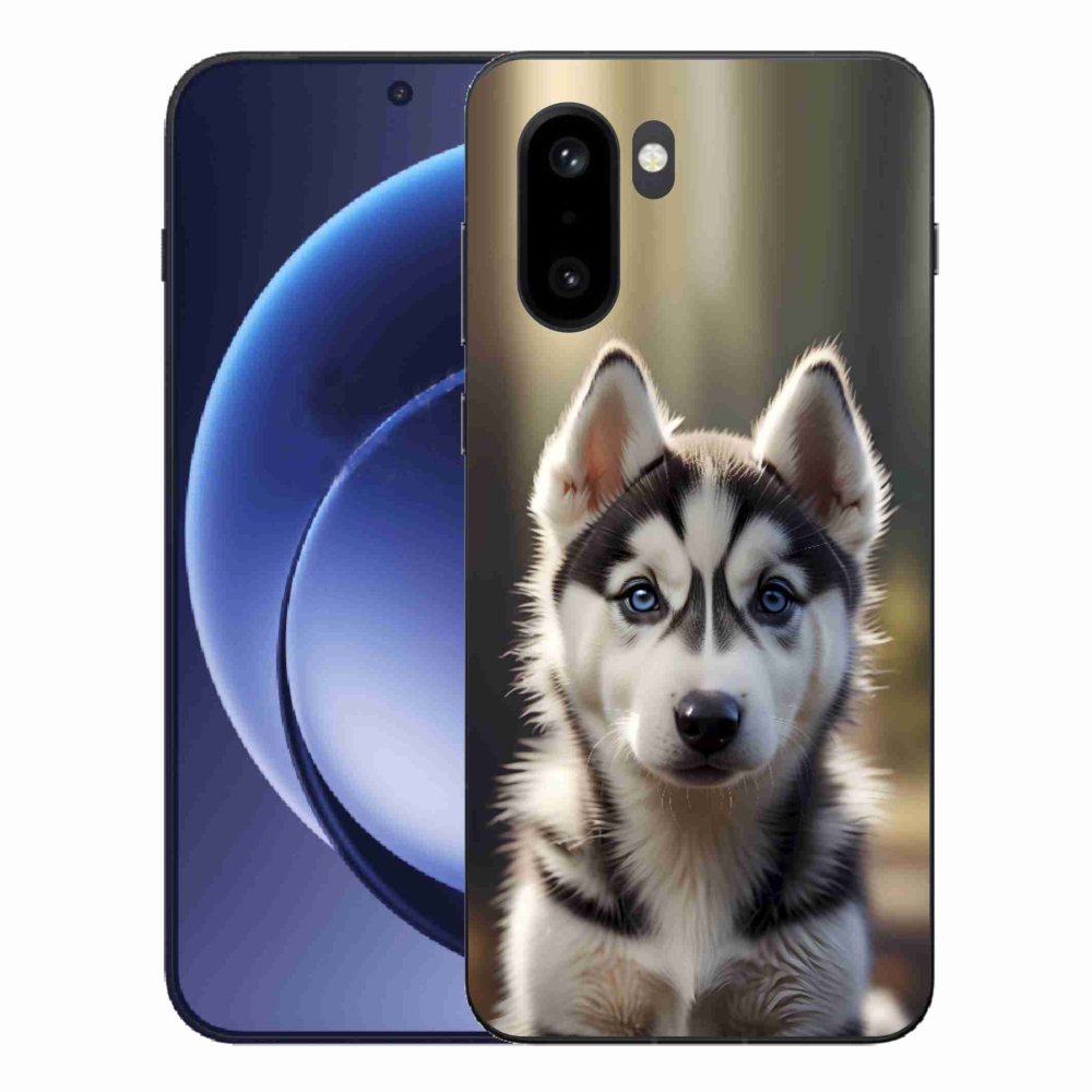 Gelový kryt mmCase na One Plus 15R - roztomilý sibiřský husky