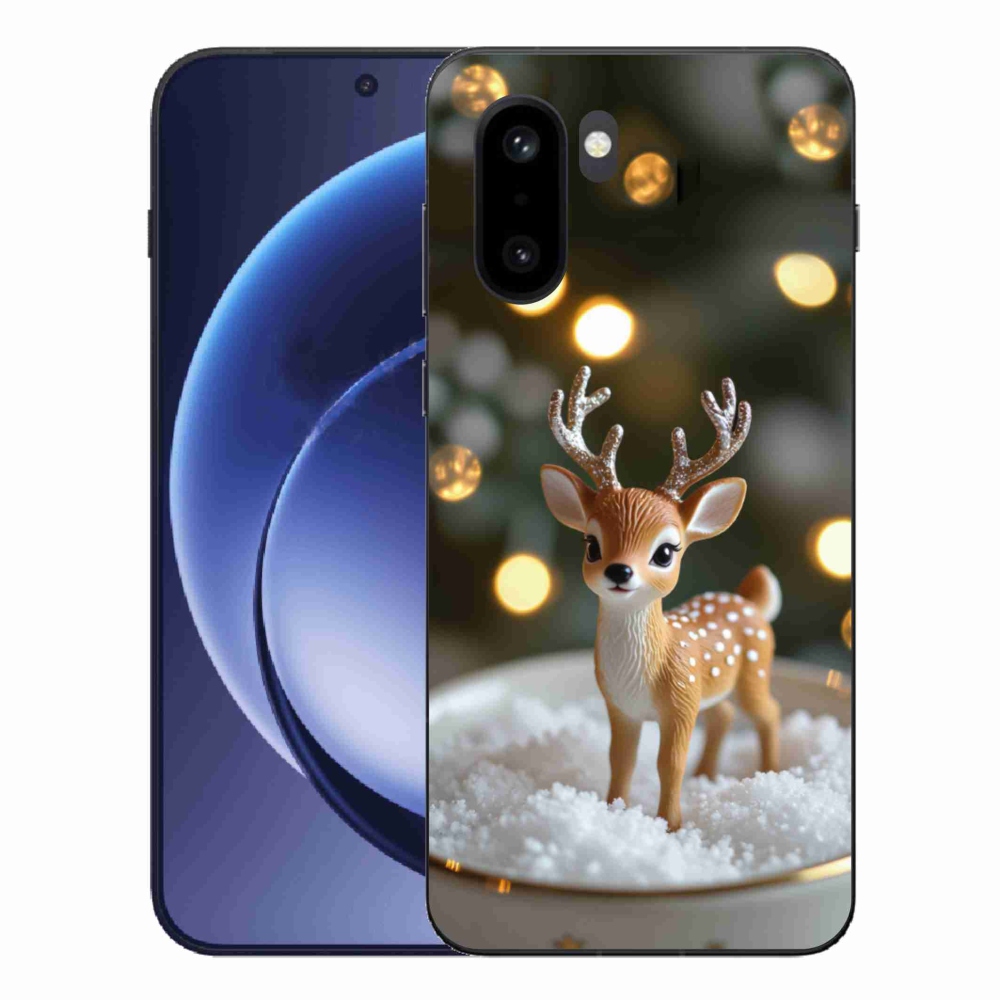 Gelový kryt mmCase na One Plus 15R - roztomilý vánoční jelen