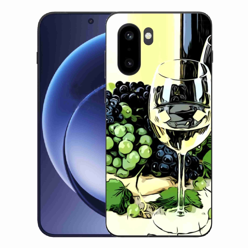 Gelový kryt mmCase na One Plus 15R - sklenka vína