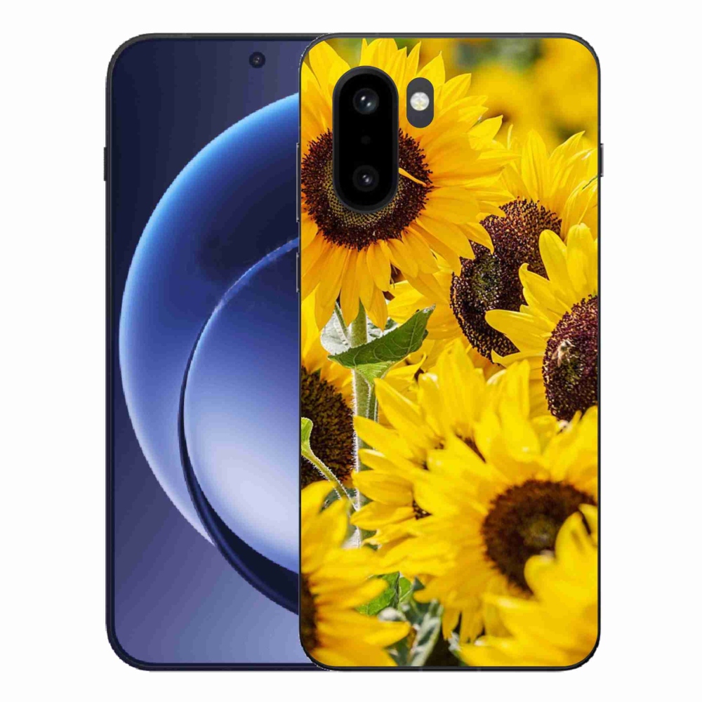 Gelový kryt mmCase na One Plus 15R - slunečnice